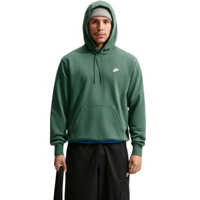 Bluza męska Nike Club FT PO Hoodie zielona FN3866 323
