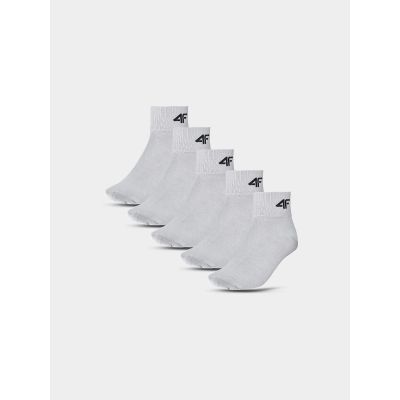 Skarpetki casual za kostkę (5-pack) dziecięce 4F 4FJWMM00USOCU295-93S