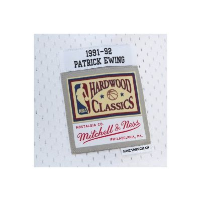 7. Koszulka Mitchell &amp; Ness NBA Cracked Cement Swingman Jersey Knicks 1991 Patrick Ewing M TFSM5934-NYK91PEWWHIT