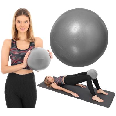 6. PIŁKA FITNESS PILATES 23CM - ANTRACYT BEST SPORTING