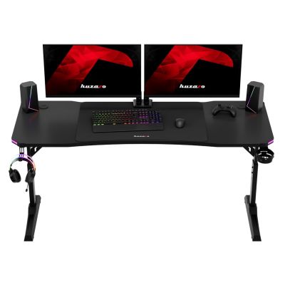 12. Biurko gamingowe Huzaro Hero 4.6 RGB Black