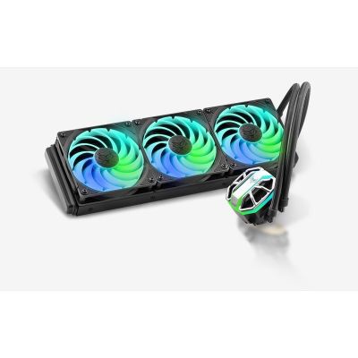 2. Sapphire NITRO+ S360-A AIO Procesor Liquid cooling kit 12 cm Czarny 1 szt.