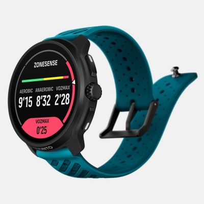 4. Suunto Race 2 Wave Blue 3,81 cm (1.5") AMOLED 49 mm Cyfrowy 466 x 466 px Ekran dotykowy Czarny GPS