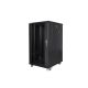 6. Szafa rack Lanberg FF01-6822-12B (22U; 19''; 1160 mm / 600mm / 800 mm; stojąca; Szklane; 800 kg; kolor czarny)