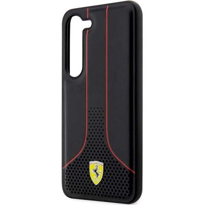 6. Etui Ferrari Perforated 296 P na Samsung Galaxy S23 - czarne