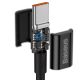 8. Kabel Baseus CATYS-C01 USB-C - USB-C PD QC FCP 100W 5A 480Mb/s 2m - czarny