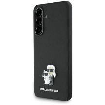 Etui Karl Lagerfeld Saffiano w/ K&C Metal Logo na Samsung Galaxy A56 - czarne