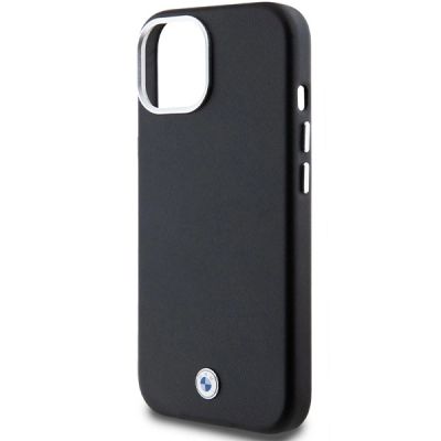 6. Etui BMW Signature Wrapped Metal MagSafe na iPhone 14 / 15 / 13 - czarne