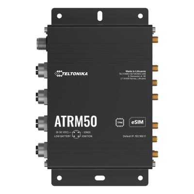 8. Teltonika ATRM50 | Router 5G | 4x M12 GbE, WiFi 5, Dual SIM, eSIM, GPS