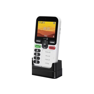 10. Doro Leva X10 6,1 cm (2.4") 117 g Czarny, Biały Telefon dla seniora