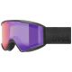 Uvex 5501822130 gogle do sportów zimowych Czarny Unisex Lustro Cylindryczna (płaska) soczewka