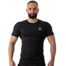 Rashguard krótki rękaw czarny BlackRS - S