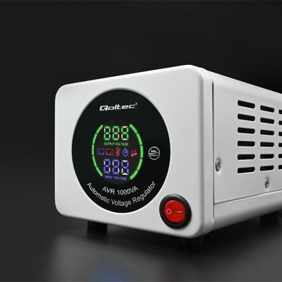 7. QOLTEC STABILIZATOR NAPIĘCIA AUTOMATYCZNY AVR 1000VA