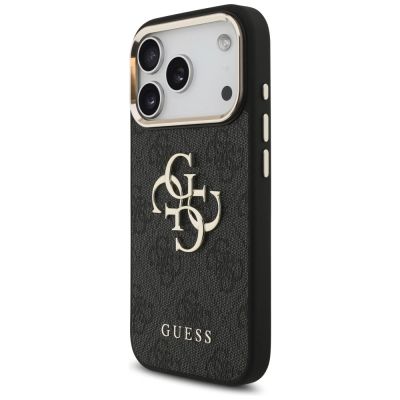 2. Etui Guess 4G Big 4G Classic Logo na iPhone 17 Pro / 18 Pro - czarno-złote
