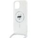 5. Etui Karl Lagerfeld IML Choupette Head & Cord MagSafe na iPhone 13 / 14 / 15 - przezroczyste