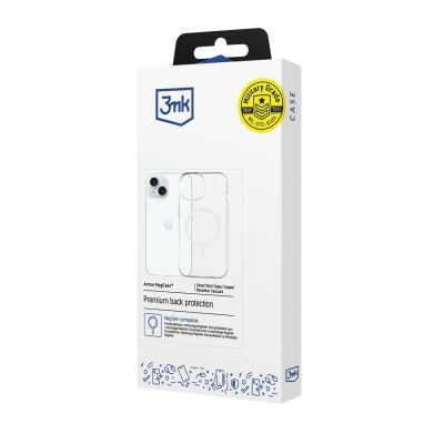 15. Etui 3mk Armor MagCase na iPhone 15 - przezroczyste
