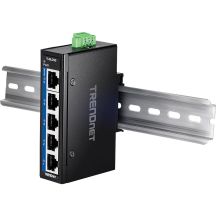 Trendnet TI-GLC50 przełącznik sieciowy Nie zarządzany Gigabit Ethernet (10/100/1000) Czarny
