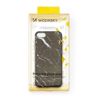 5. Wozinsky Marble żelowe etui pokrowiec marmur Xiaomi Redmi 10X 4G / Xiaomi Redmi Note 9 biały