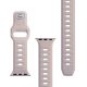 7. Pasek silikonowy 3mk Silicone Watch Strap do Apple Watch 38 / 40 / 41 mm - beżowy