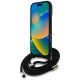4. Etui Guess 4G Big Logo Cord Stap Crossbody do iPhone 16 Pro Max czarny
