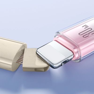 11. Kabel Joyroom S-A42 Crystal-Clear Series 30W USB-C - Lightning 1,2m - biały