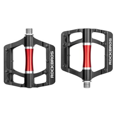 Pedały rowerowe Rockbros 2020-12CBK platformowe aluminiowe - czarne