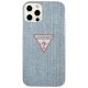 3. Etui Guess Jeans Collection na iPhone 12 Pro Max - niebieskie