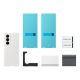 5. EF-EF976CWE Samsung Silicone Magnet Cover for Galaxy Z Fold 8 Ultra White