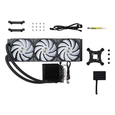 5. Chłodzenie wodne TRYX PANORAMA 360 ARGB z wyświetlaczem 3D AMOLED - 360mm