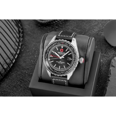 5. Zegarek Męski SWISS MILITARY HANOWA Afterburn GMT SMWGB0003201 + BOX
