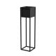 FLOWER POT COVER NANTES L BLACK 23X23X90