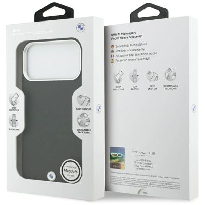 8. Etui BMW Sign Full Wrapped Metal MagSafe na iPhone 17 Pro Max - czarne