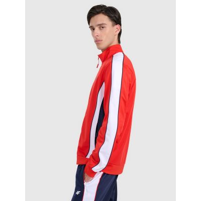 2. Bluza dresowa rozpinana bez kaptura męska 4F 4FRAW25TSWSM2459-62S