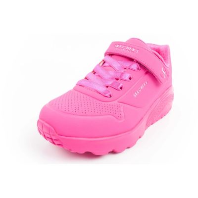 12. Skechers Uno Lite  buty sneakersy sportowe dziecięce różowe wygodne
