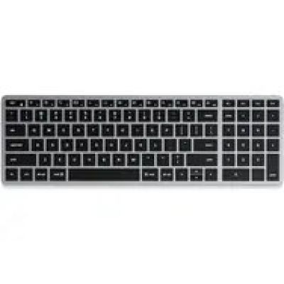 5. Satechi Slim X2 Bluetooth Backlit Keyboard - bezprzewodowa klawiatura z układem numerycznym (space gray) US