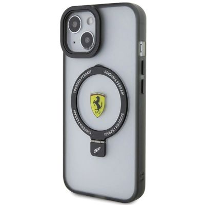 2. Etui Ferrari Ring Stand 2023 Collection MagSafe na iPhone 15 - przezroczyste