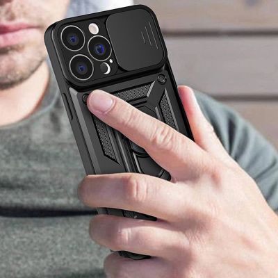 4. Hybrid Armor Camshield etui Realme 10 Pro pancerny pokrowiec z osłoną na aparat czarne