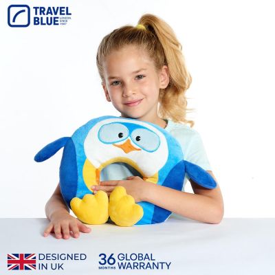 6. TRAVEL BLUE PODUSZKA PODRÓŻNA DZIECĘCA PINGWINEK PUFFY