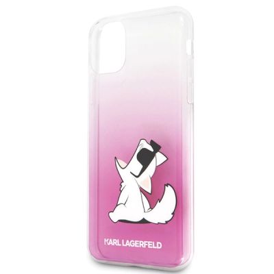 3. Etui Karl Lagerfeld Choupette Fun na iPhone 11 Pro Max - różowe