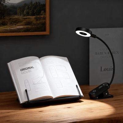 7. Lampka bezprzewodowa Tech-Protect LL100 z klipsem + Kabel USB-A / USB-C 30 cm - czarna