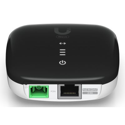 5. Ubiquiti WaveFiber ONU konwerter sieciowy 2488 Mbit/s 1490 nm Czarny, Biały