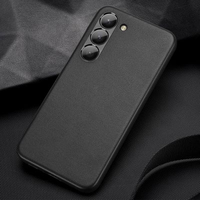 10. Dux Ducis Grit etui Samsung Galaxy S23+ elegancki pokrowiec ze sztucznej skóry czarne