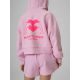 2. Bluza dresowa loose z kapturem dziewczęca 4F 4FJRSS26TSWSF2936-56S