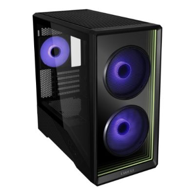 3. Lian Li Vector V150 INF mATX Gehäuse, Tempered Glass - schwarz