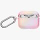2. Etui UNIQ Iridescia Hang Case na AirPods Pro 3 - przezroczysto-różowe