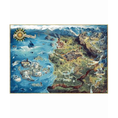 2. Puzzle Good Loot: The Witcher - The Northern Realms Map, 1000 elementów