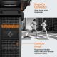 6. Pasek Spigen Athlex Air na Garmin QuickFit 22 mm - czarno-pomarańczowy