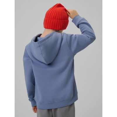 2. Bluza dresowa regular z kapturem chłopięca 4F 4FJRSS26TSWSM2637-32S