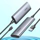 13. Ugreen kieszeń na dysk obudowa dysku twardego M.2 B-Key SATA 3.0 5Gbps szary + kabel USB Typ C (CM400)