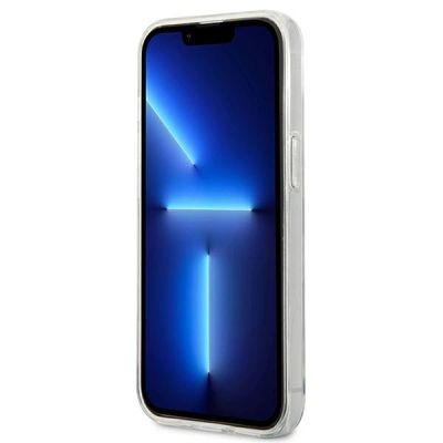 5. Etui Karl Lagerfeld Flower Ikonik Karl na iPhone 13 mini - przezroczyste